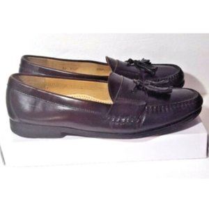 Cole Haan Burgundy Classic Pinch Tassel Dress Shoe